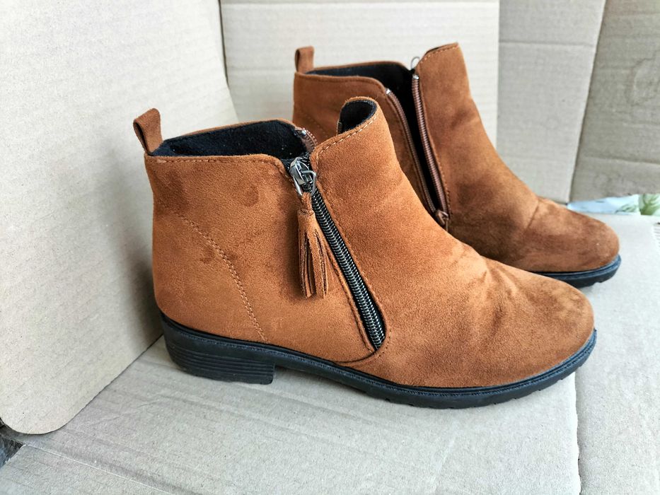 Botas Camurça Camel
