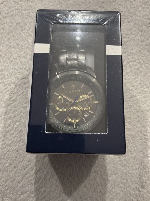 Męski Zegarek Maserati Successo Chronograph R8873621023 Gunmetal | NOWY W FOLII