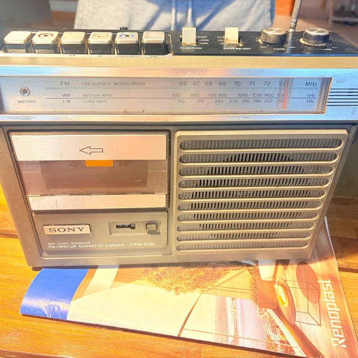 Radiomagnetofon sony vintage