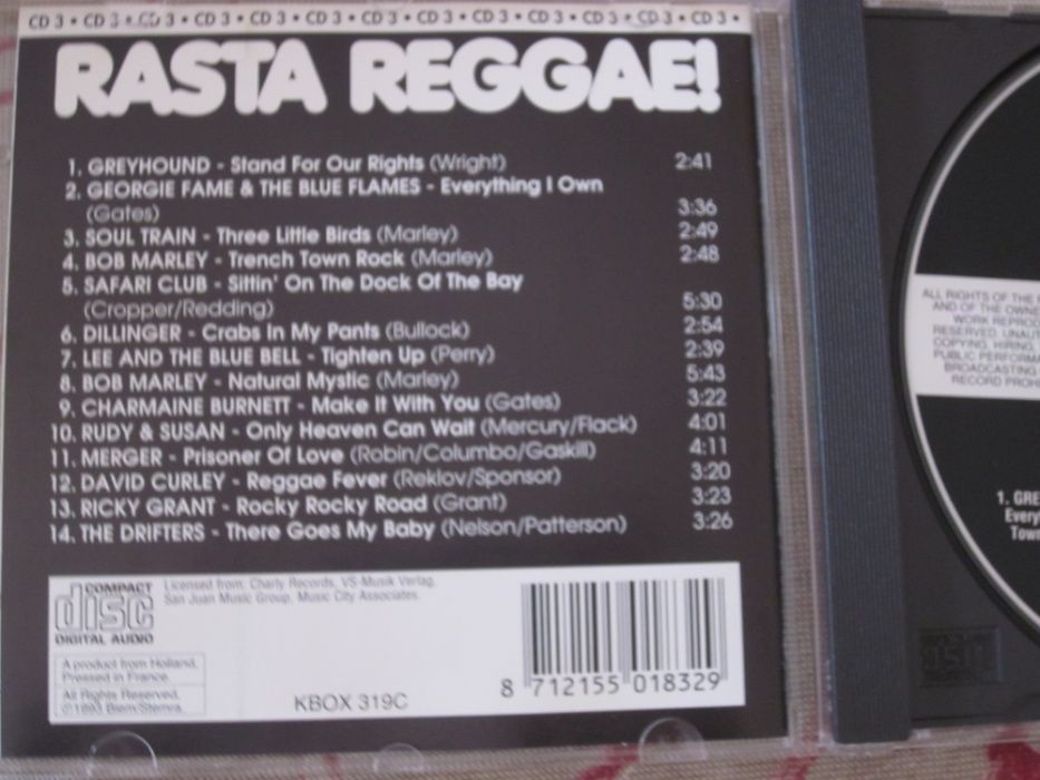 Pack de CD's de Raggae