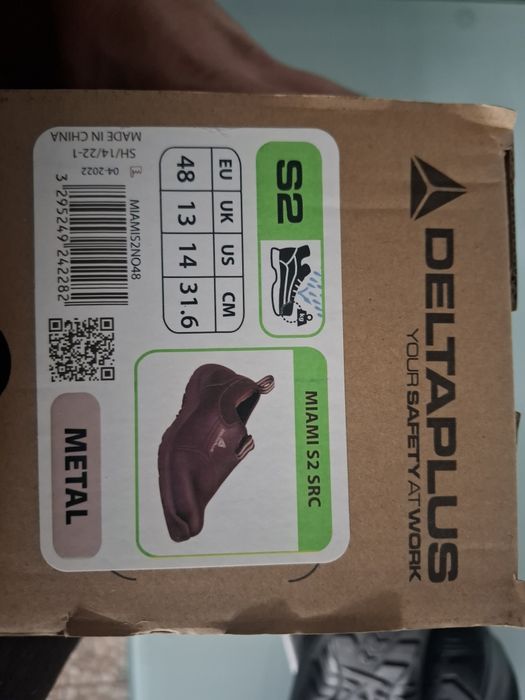 Calcado Segurança DeltaPlus Miami S2 SRC  NR48