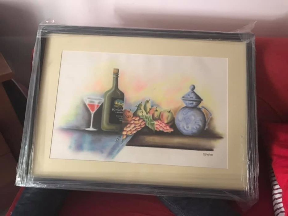 Quadro pintado à mão