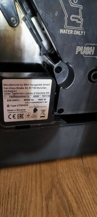 Ekspres w pełni automatyczny Siemens eQ6 plus s500 100% sprawny+gratis