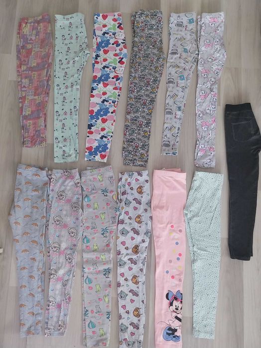 LB Zestaw rozmiar 134 dziewczynka getry legginsy