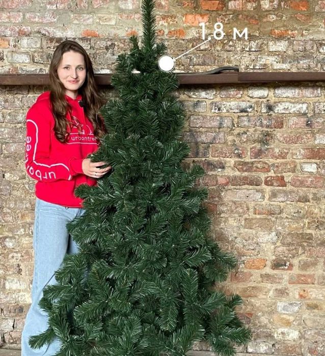 Штучная Альпийская пушистая ёлка/Новогодняя штучная ёлка/Ялинка/Ёлочка