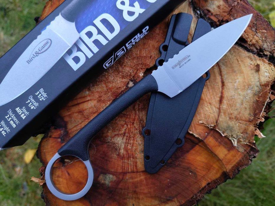 Брелок EDC компактний шийник фіксед фултанг Cold Steel Bird & Game