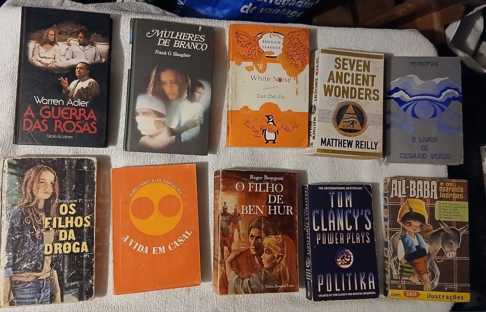 Lote de Vários Livros valor cada