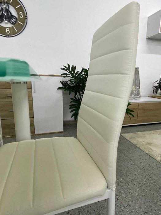 Mesa de jantar em vidro com 6 cadeiras - envió  gratis