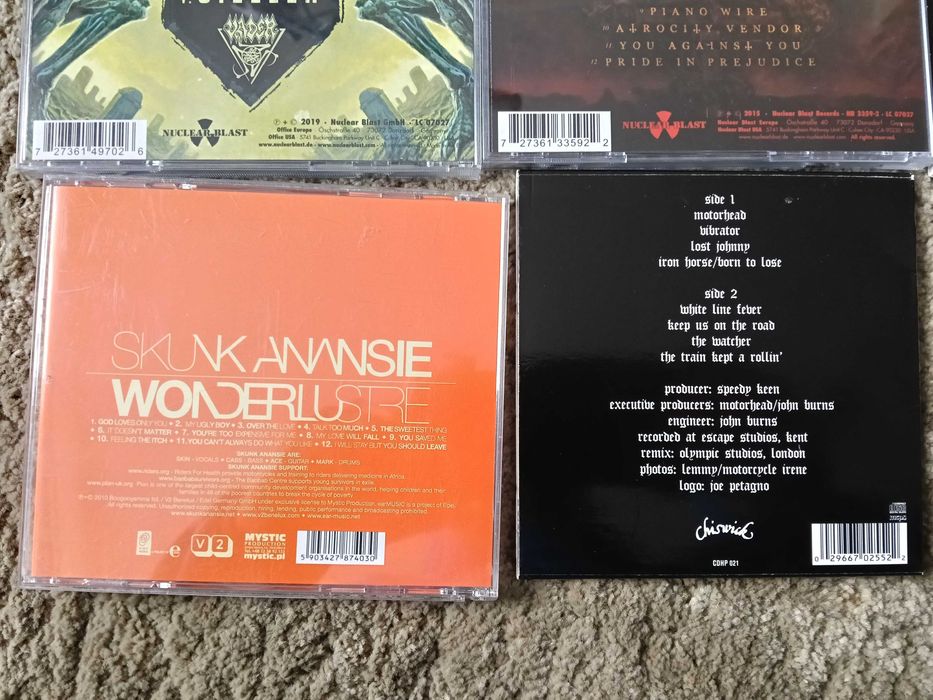 Płyty CD-  zestaw - Slayer,  Motörhead , Amy Macdonald.