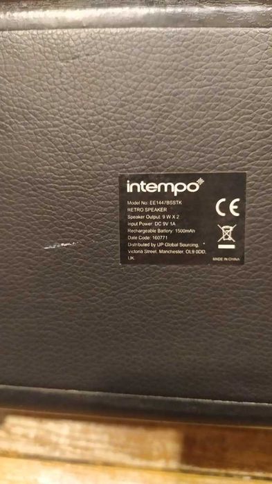 Беспроводная колонка Intempo Reverb Retro Classic Bluetooth