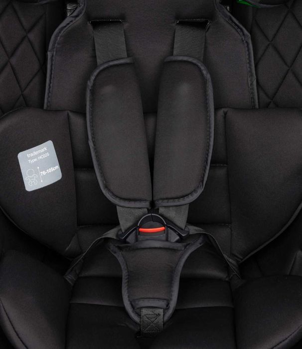 Fotelik Samochodowy 9-36 kg 76-150 cm ISOFIX NOWY i-Size Top Tether Dla Dziecka Regulowany Czarny