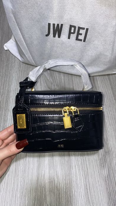 Сумка Jw Pei Cleo Box - Black/Taupe