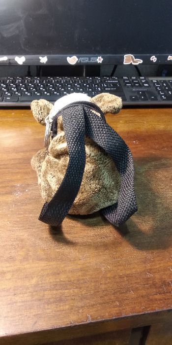 Плюшевая собачка ,рюкзачек на замке