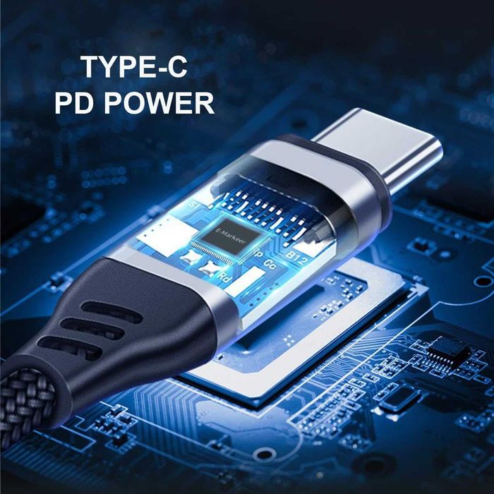 Cablecc PD кабель USB C Female to DC 5.5x2.1 mm 18–20 V