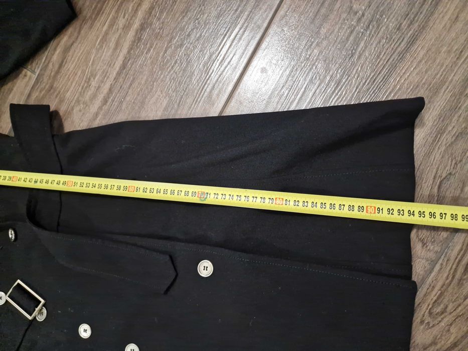 płaszcz calvin klein czarny CIENKI