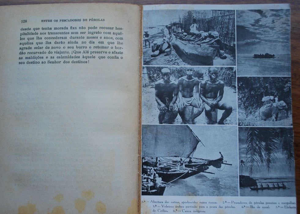 Entre Os Pescadores de Pérolas de Fred Blanchod - 1º Edição 1942