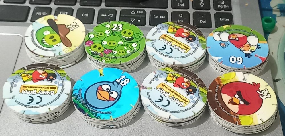 Tazos Angry Birds