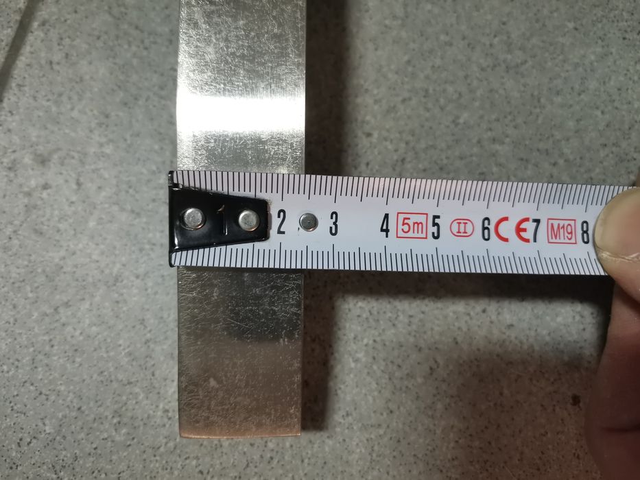 Puxadores inox armários cozinha