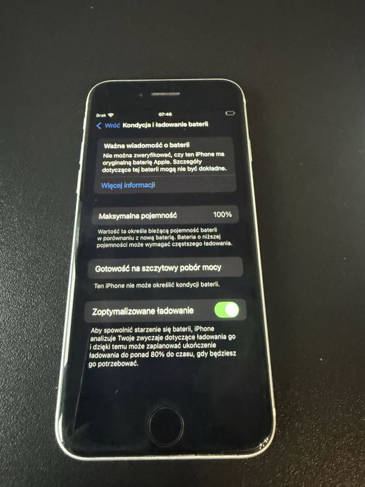 IPhone se 2020 128gb 100% kondycji bateri
