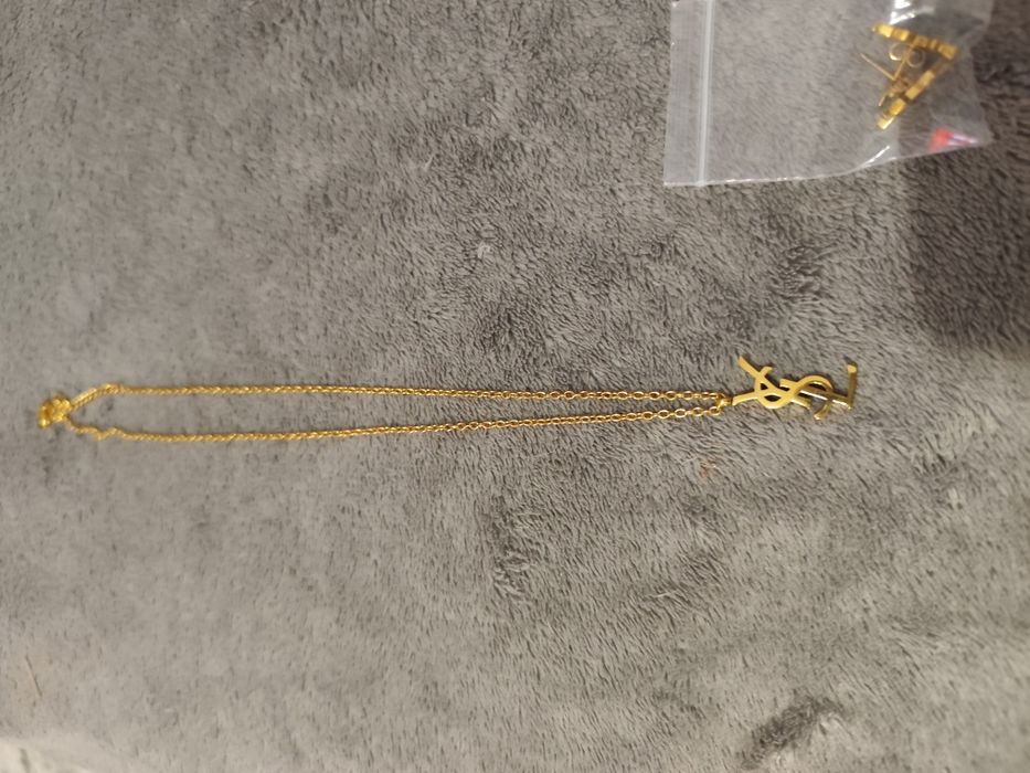 YSL  komplet naszyjnik i kolczyki