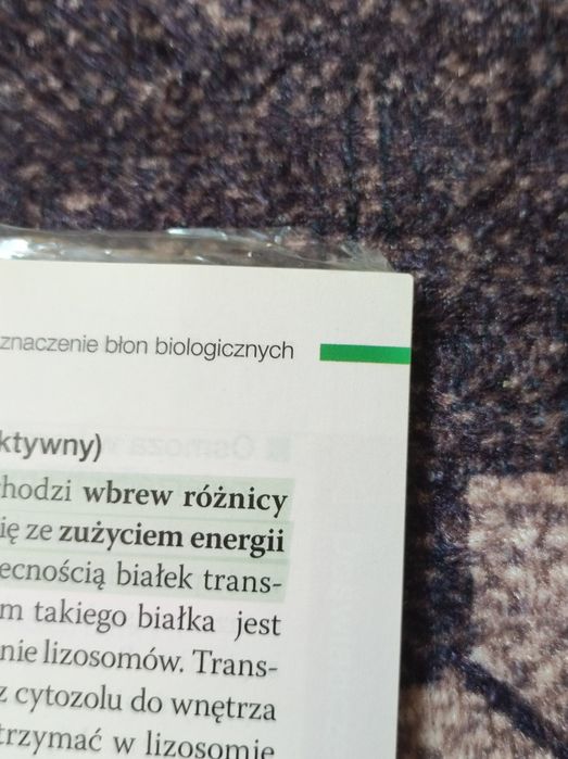 Podrecznik do biologii nowa era klasa 1 zakres podstawowy, używany
