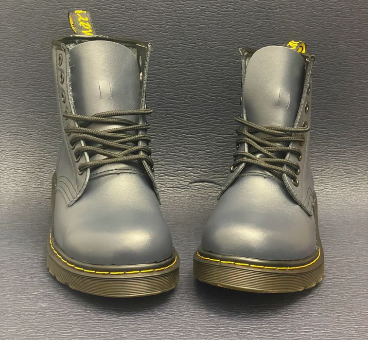 Botki unisex glany workery traperki timberki martensy niebieskie