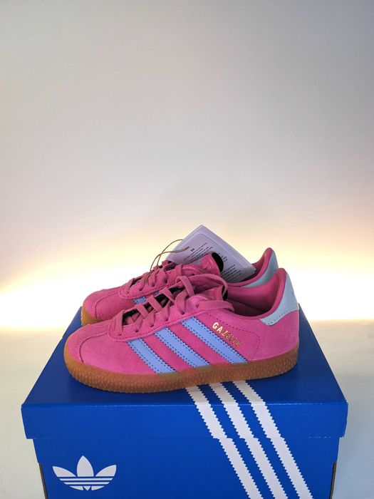 Рожеві дитячі кеди Adidas Gazelle C EU 31 - 20,1 см оригінал