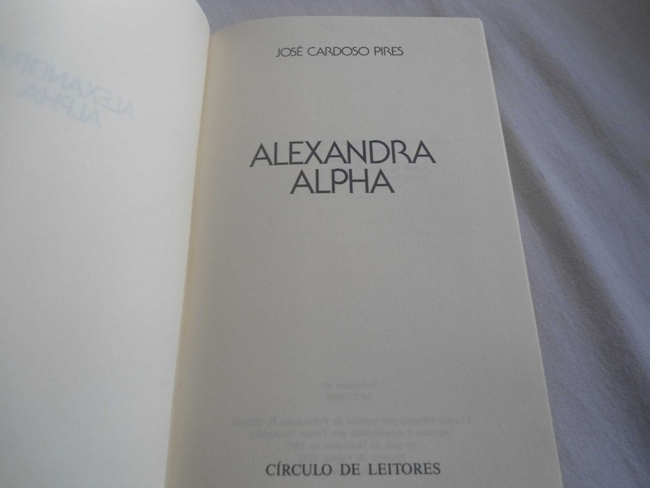 Alexandra Alpha por José Cardoso Pires