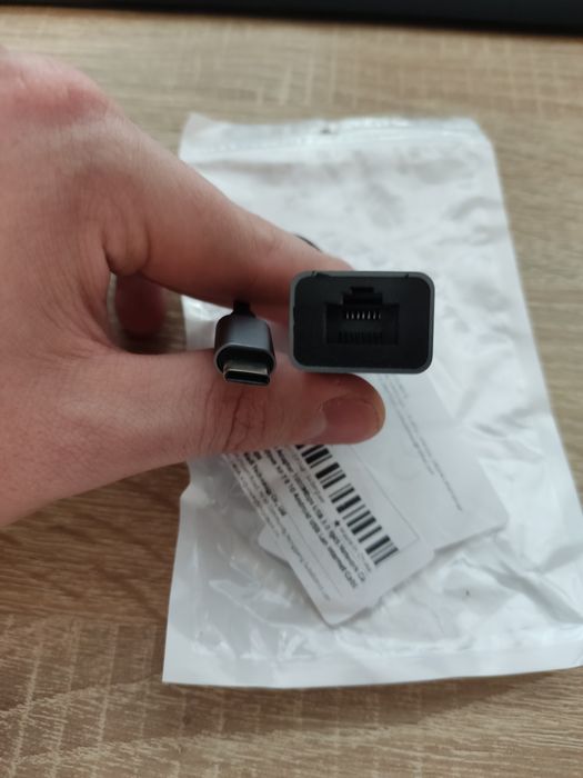 Адаптер для ПК type-c ethernet lan rj-45 hdmi vga usb 3.0 hdtv