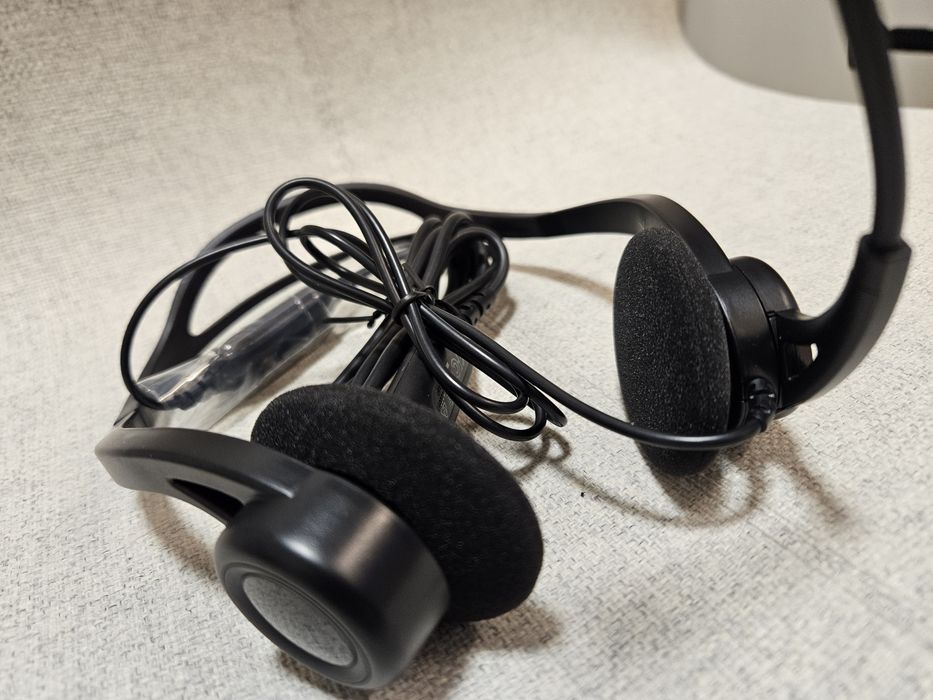 Nowe słuchawki przewodowe Logitech 960 USB Computer Headset