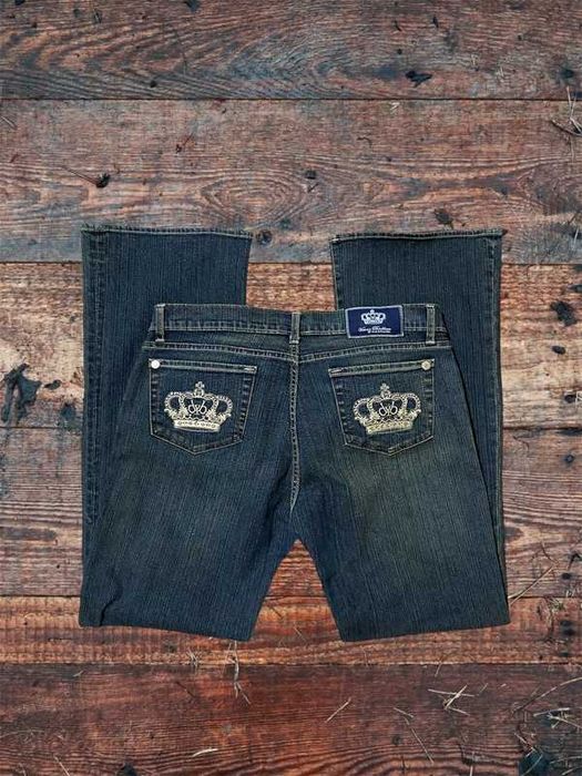 Spodnie damskie bootcut jeans Victoria Beckham Rock Republic Y2k missm