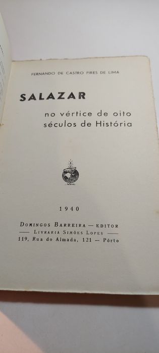Salazar na Vértice de Oito Séculos de História - Fernando de Lima