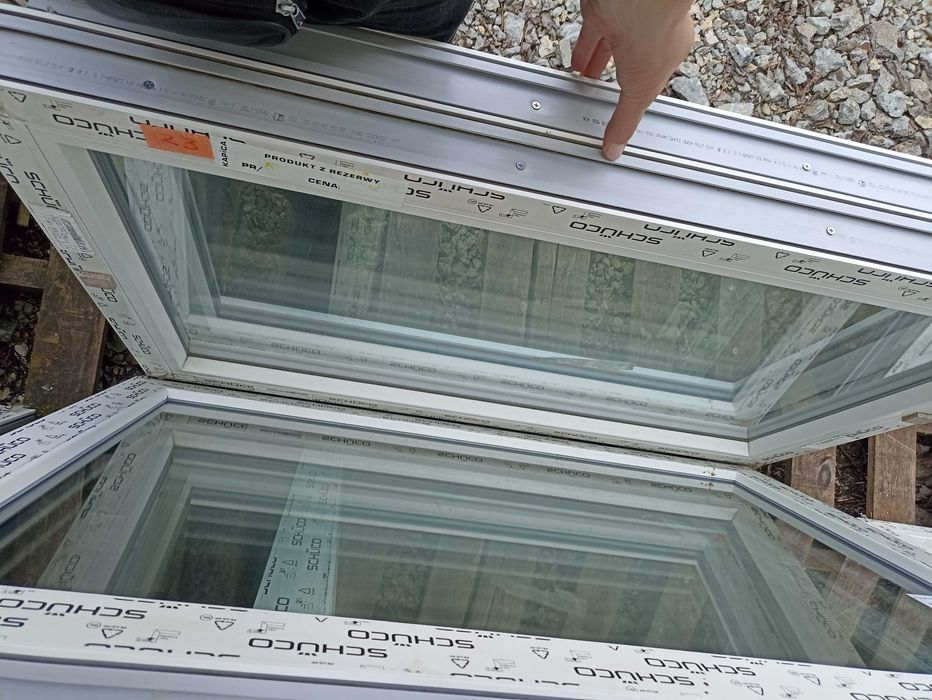 Okno pcv fix 112/82 białe