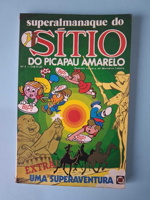 4 Almanaques antigos - Sítio do Picapau Amarelo, Gasparzinho, As Meninas.