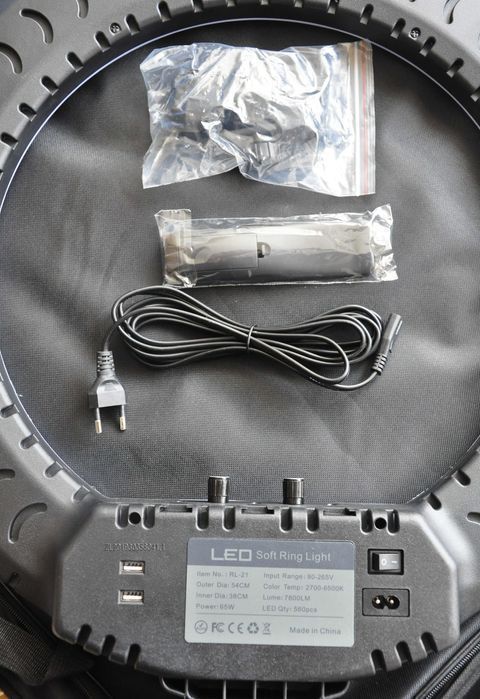 Профессиональная оригинальная кольцевая лампа пульт сумка 3 держателя