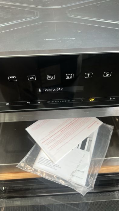2в1 Духовой шкаф з СВЧ Miele H 7140 BM WiFi ВИСТАВКА духова шафа