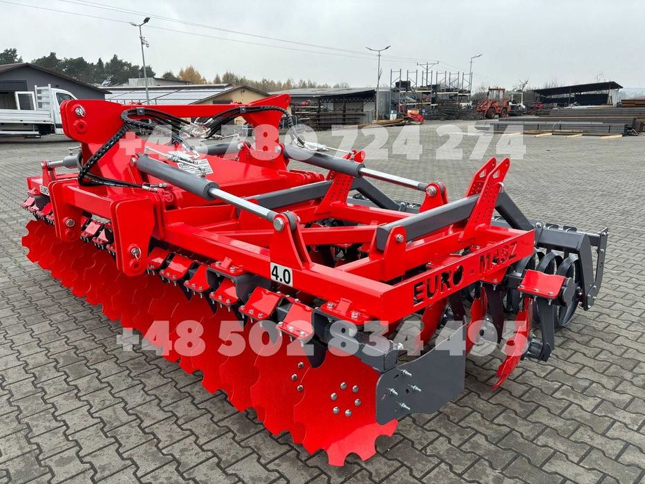 BRONA TALERZOWA agregat talerzowy EURO-MASZ hydraulicznie składana