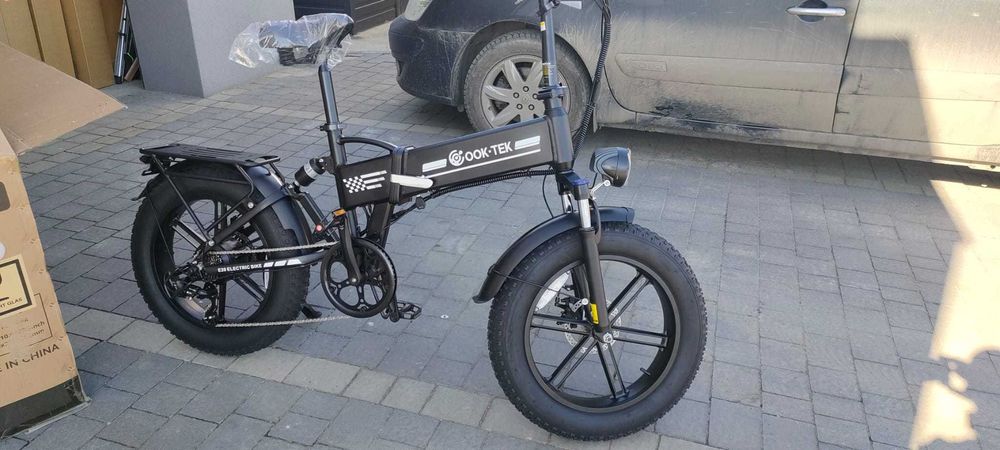 Pojazd elektryczny Fatbike skladany OOK-TEK E20 odblokowany mocny