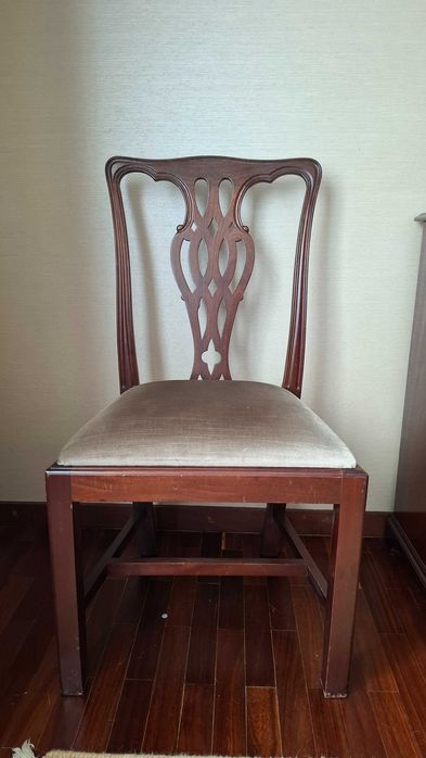 Estilo Inglês conjunto sala jantar