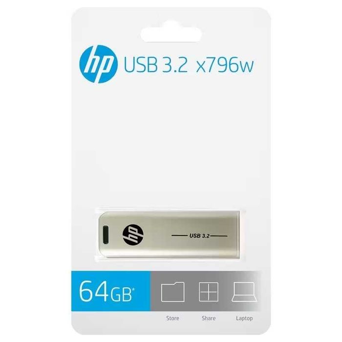 Solidny i zgrabny Pen Drive HP x796w 64GB USB-A 3.2