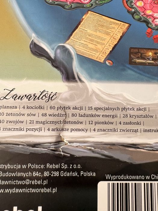 Wiedźmia Skała gra planszowa