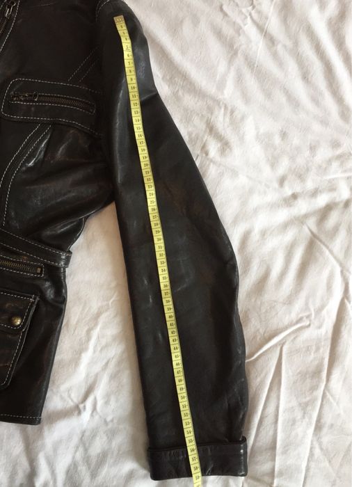 Женская кожанная куртка PRADA