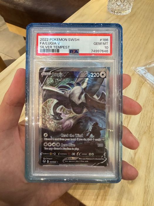 Lugia V alt art PSA 10 Silver Tempest Pokemon