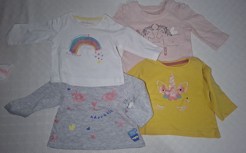 Conjunto roupas bebé menina