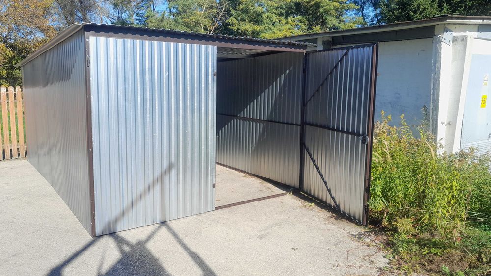 Garaż blaszany 3x5 Na budowe