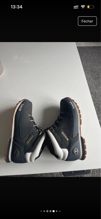 Botas timberland azuis