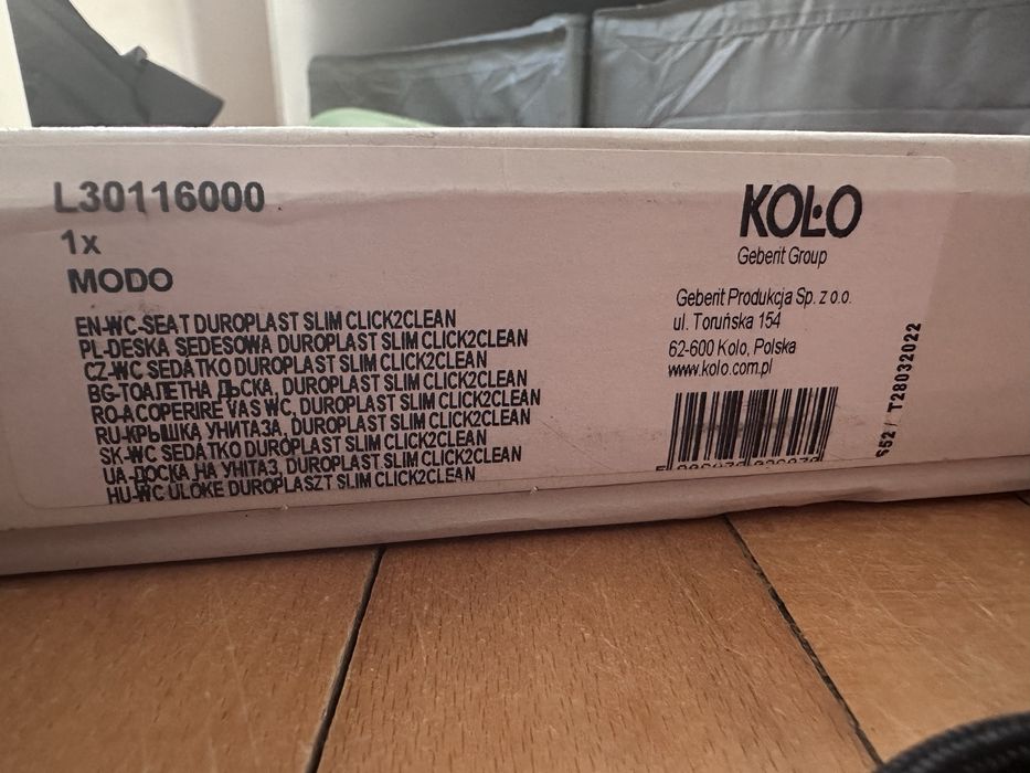 Deska sedesowa L3011v6000 KOLO modo DUROPLAST SLIM CLICK2CLEAN