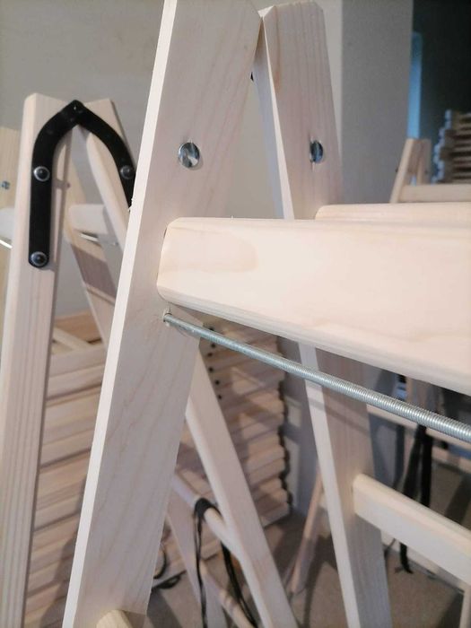 Будівельна драбина стремянка малярна дерев'яна 1,55м