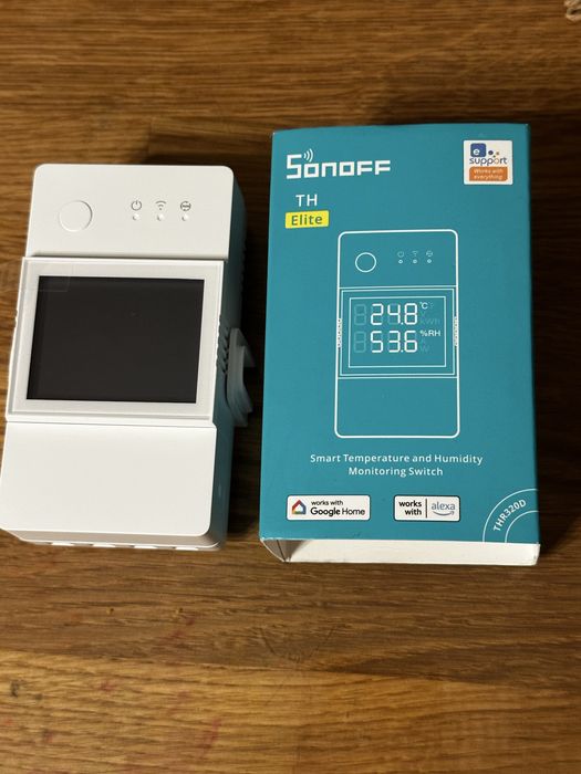 Nowy Sonoff Thr320D TH Elite | Inteligentny Przekaźnik z Wyświetlaczem LCD