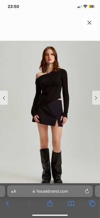 Коротка спідниця-шорти